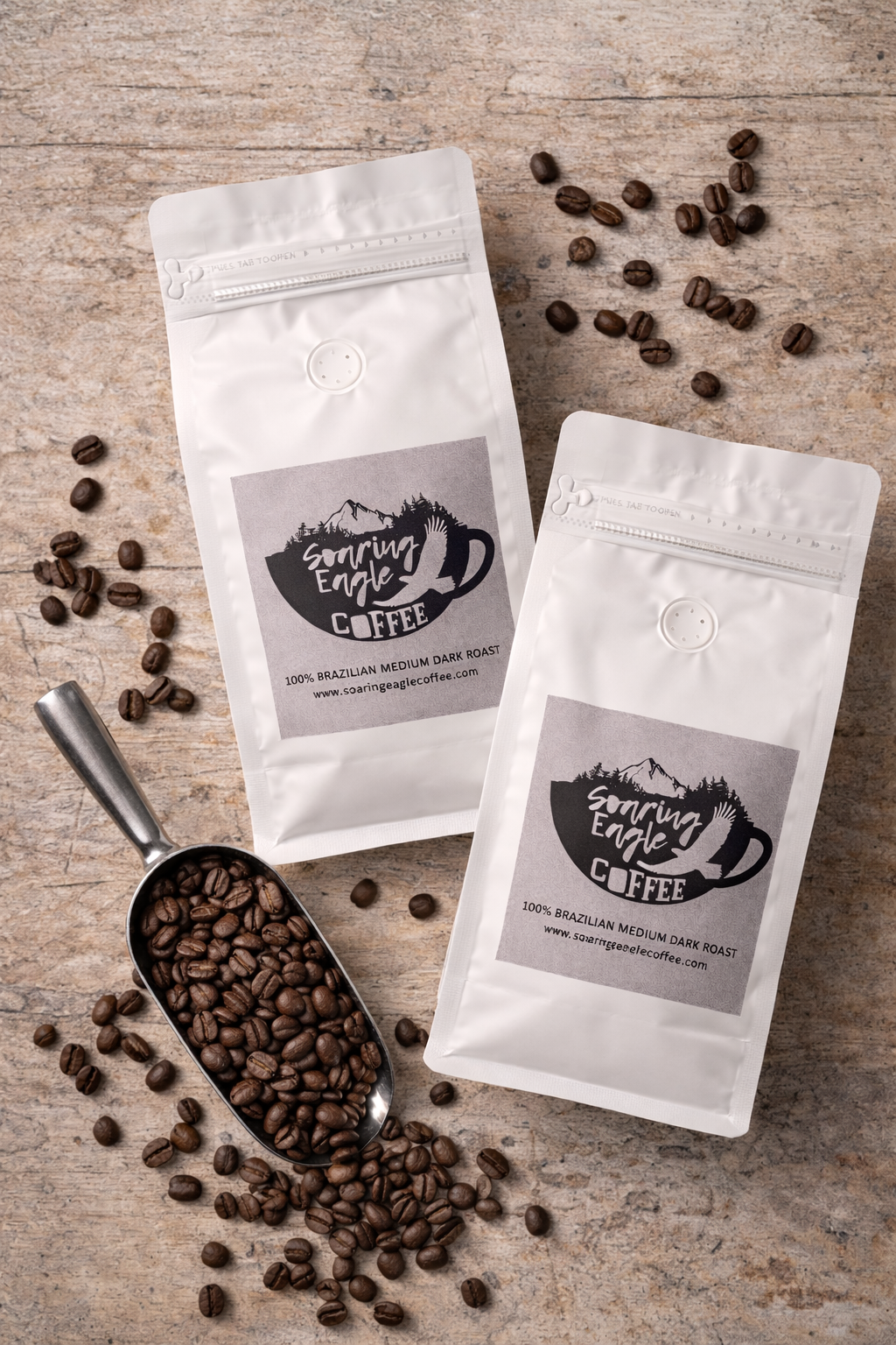 100% Brazilian Medium Roast- Whole Bean